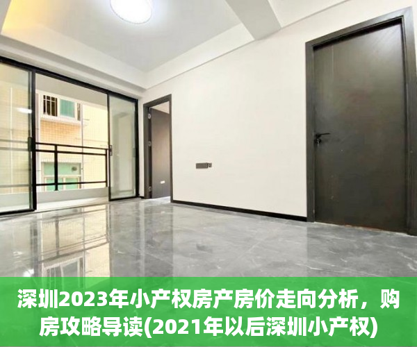 深圳2023年小产权房产房价走向分析，购房攻略导读(2021年以后深圳小产权)