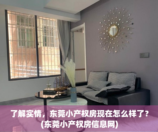 了解实情，东莞小产权房现在怎么样了？(东莞小产权房信息网)