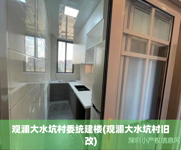 观澜大水坑村委统建楼(观澜大水坑村旧改)