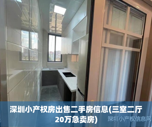 深圳小产权房出售二手房信息(三室二厅20万急卖房)