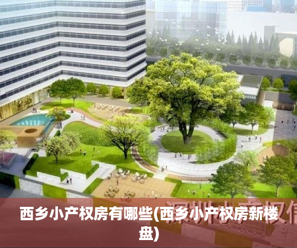 西乡小产权房有哪些(西乡小产权房新楼盘)