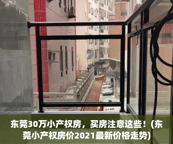 东莞30万小产权房，买房注意这些！(东莞小产权房价2021最新价格走势)
