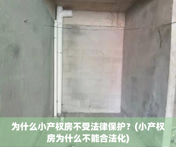为什么小产权房不受法律保护？(小产权房为什么不能合法化)