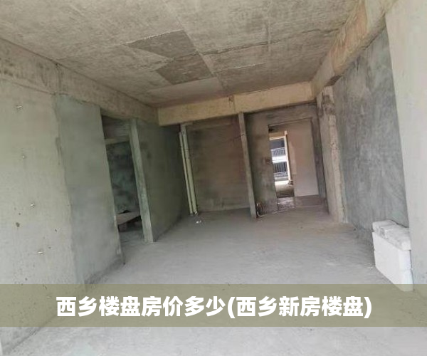 西乡楼盘房价多少(西乡新房楼盘)