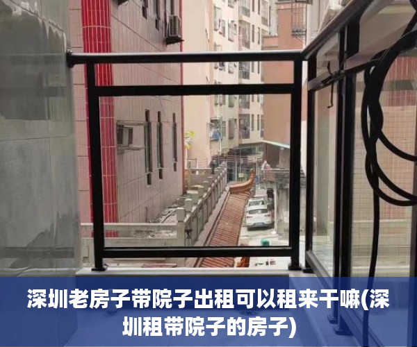 深圳老房子带院子出租可以租来干嘛(深圳租带院子的房子)
