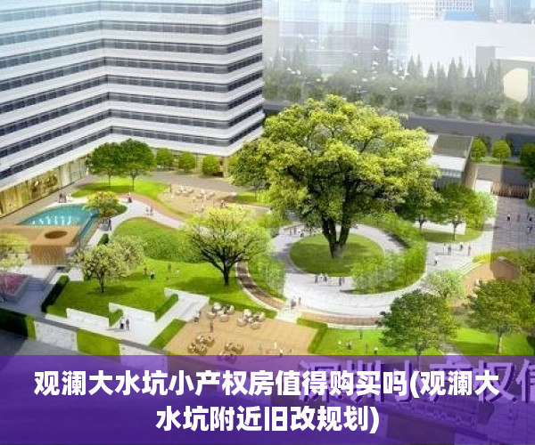 观澜大水坑小产权房值得购买吗(观澜大水坑附近旧改规划)