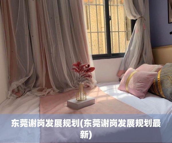 东莞谢岗发展规划(东莞谢岗发展规划最新) 东莞谢岗发展规划(东莞谢岗发展规划最新)