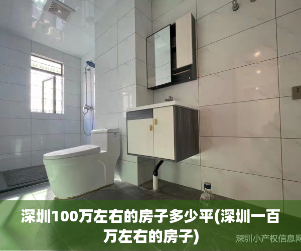 深圳100万左右的房子多少平(深圳一百万左右的房子)
