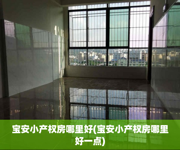 宝安小产权房哪里好(宝安小产权房哪里好一点) 宝安小产权房哪里好(宝安小产权房哪里好一点)