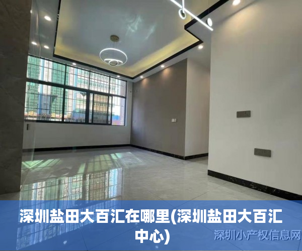 深圳盐田大百汇在哪里(深圳盐田大百汇中心) 深圳盐田大百汇在哪里(深圳盐田大百汇中心)
