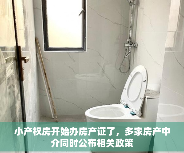 小产权房开始办房产证了，多家房产中介同时公布相关政策