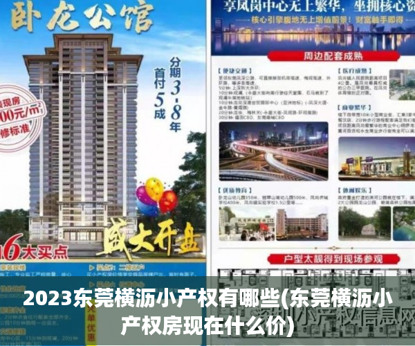 2023东莞横沥小产权有哪些(东莞横沥小产权房现在什么价) 2023东莞横沥小产权有哪些(东莞横沥小产权房现在什么价)