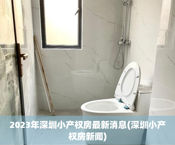 2023年深圳小产权房最新消息(深圳小产权房新闻)