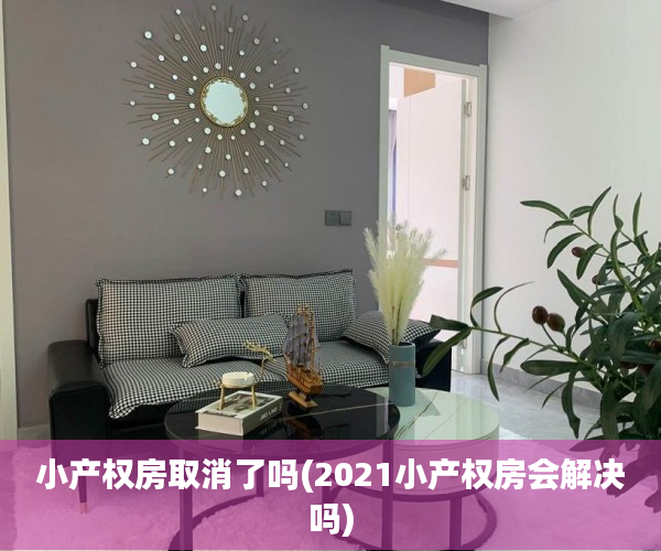 小产权房取消了吗(2021小产权房会解决吗)