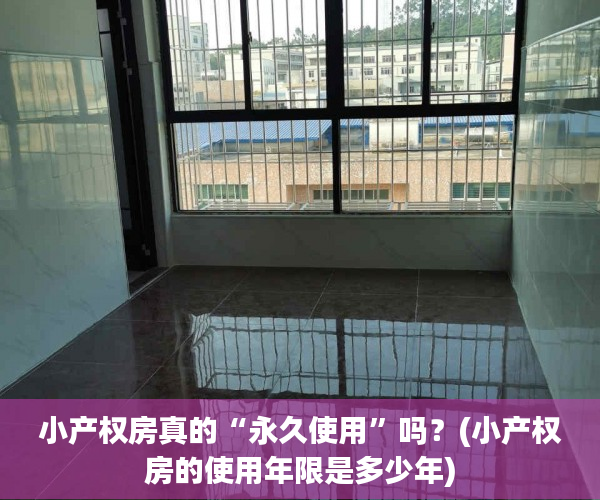 小产权房真的“永久使用”吗？(小产权房的使用年限是多少年)