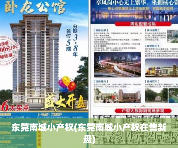 东莞南城小产权(东莞南城小产权在售新盘) 东莞南城小产权(东莞南城小产权在售新盘)