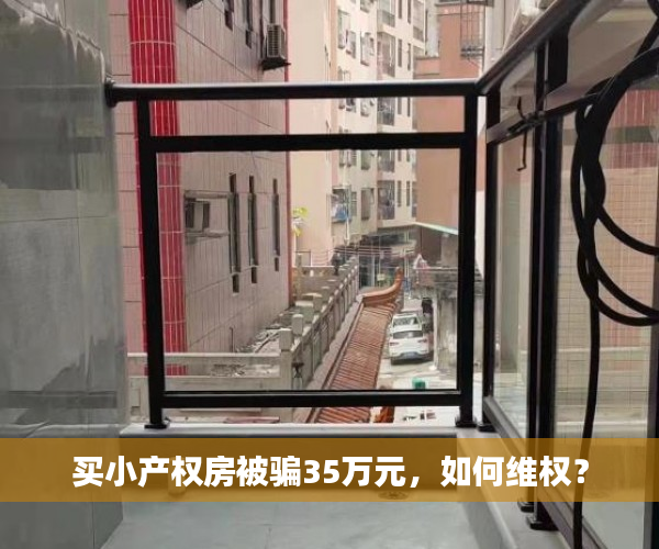 买小产权房被骗35万元，如何维权？