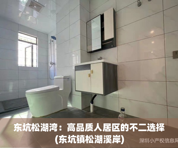 东坑松湖湾：高品质人居区的不二选择(东坑镇松湖溪岸)
