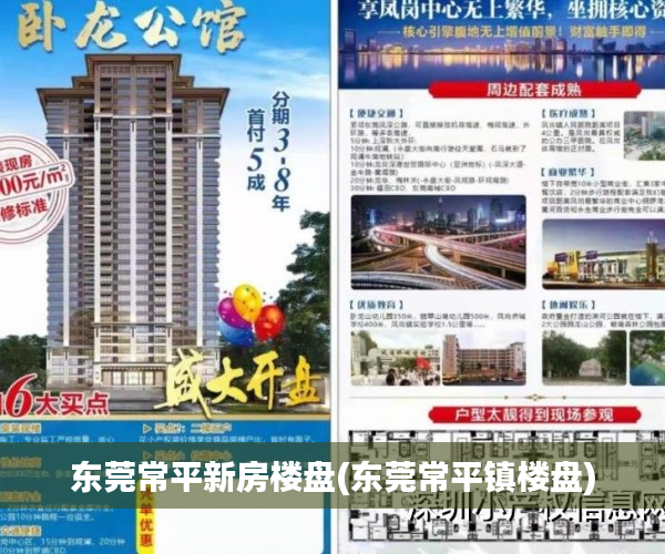 东莞常平新房楼盘(东莞常平镇楼盘)