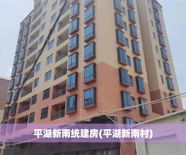 平湖新南统建房(平湖新南村)