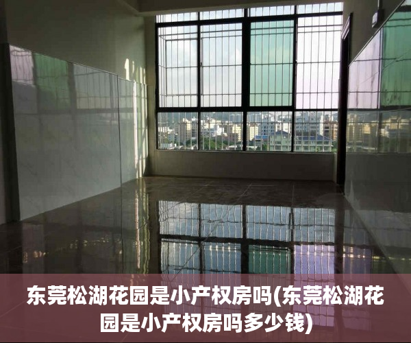 东莞松湖花园是小产权房吗(东莞松湖花园是小产权房吗多少钱) 东莞松湖花园是小产权房吗(东莞松湖花园是小产权房吗多少钱)