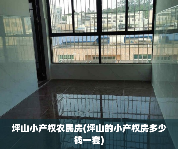 坪山小产权农民房(坪山的小产权房多少钱一套) 坪山小产权农民房(坪山的小产权房多少钱一套)