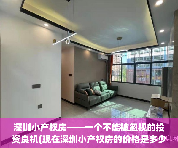 深圳小产权房——一个不能被忽视的投资良机(现在深圳小产权房的价格是多少)
