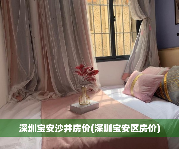 深圳宝安沙井房价(深圳宝安区房价)