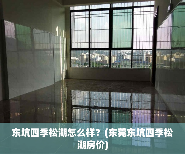 东坑四季松湖怎么样？(东莞东坑四季松湖房价)