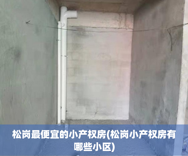 松岗最便宜的小产权房(松岗小产权房有哪些小区) 松岗最便宜的小产权房(松岗小产权房有哪些小区)