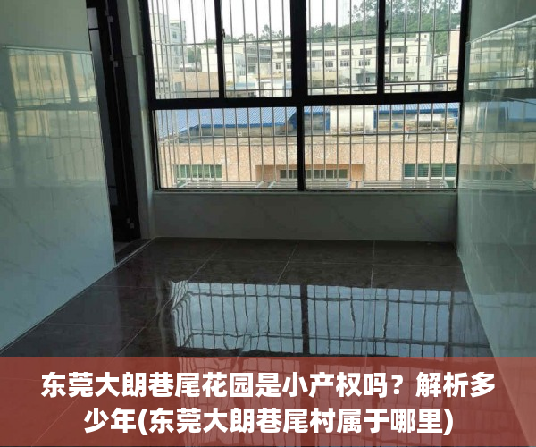 东莞大朗巷尾花园是小产权吗？解析多少年(东莞大朗巷尾村属于哪里)