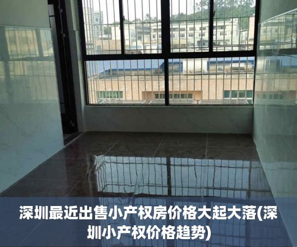 深圳最近出售小产权房价格大起大落(深圳小产权价格趋势)