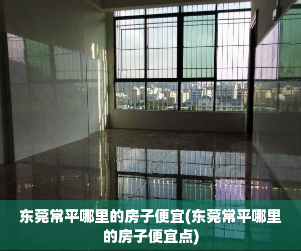 东莞常平哪里的房子便宜(东莞常平哪里的房子便宜点)
