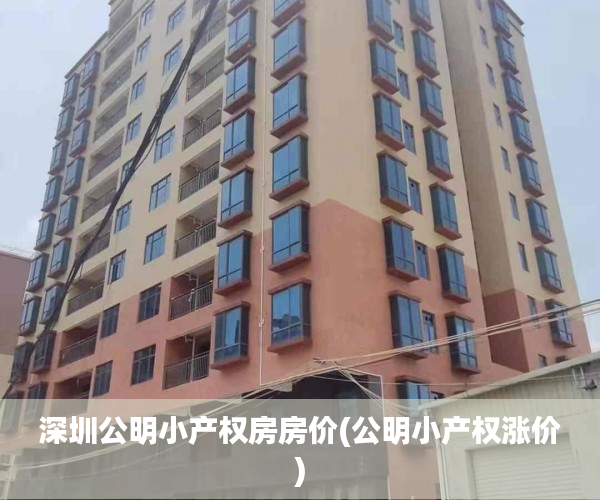 深圳公明小产权房房价(公明小产权涨价) 深圳公明小产权房房价(公明小产权涨价)