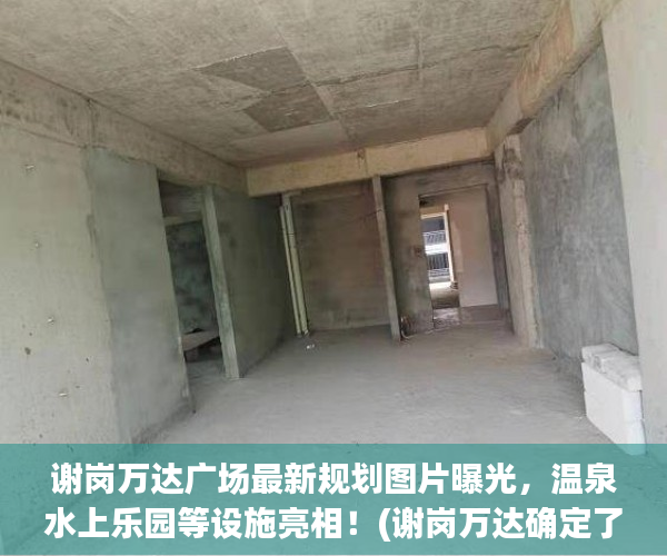 谢岗万达广场最新规划图片曝光，温泉水上乐园等设施亮相！(谢岗万达确定了吗)