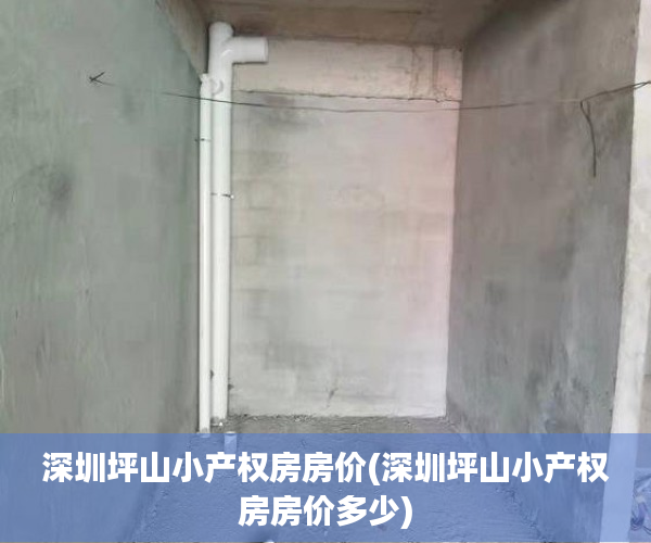 深圳坪山小产权房房价(深圳坪山小产权房房价多少) 深圳坪山小产权房房价(深圳坪山小产权房房价多少)