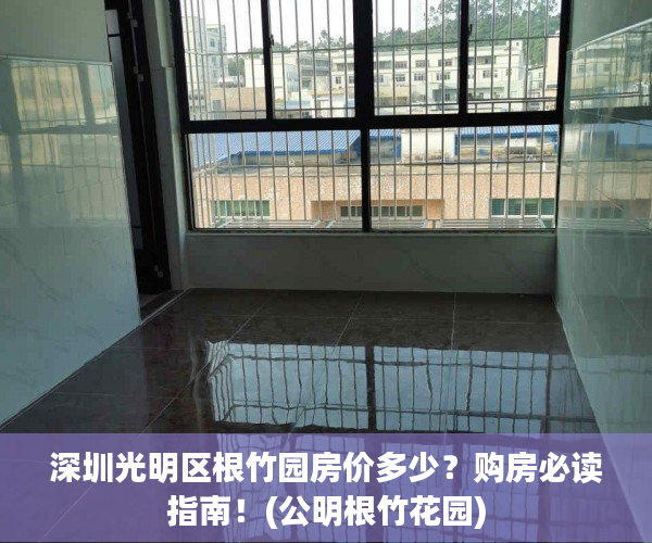 深圳光明区根竹园房价多少？购房必读指南！(公明根竹花园)