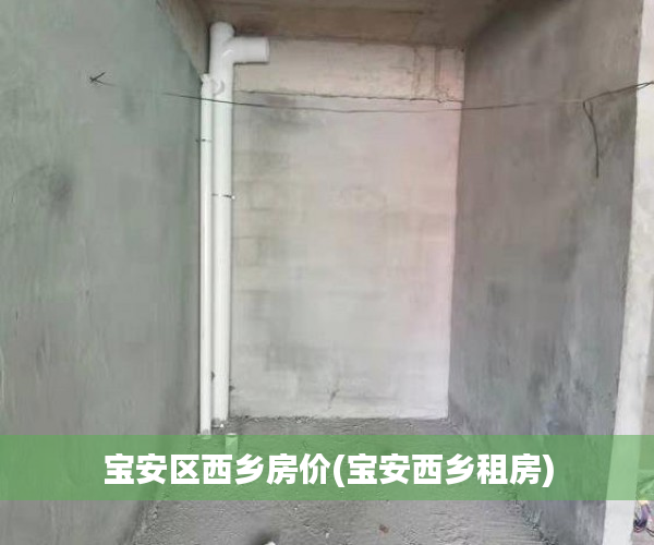 宝安区西乡房价(宝安西乡租房)