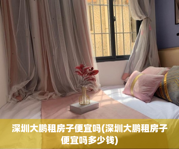 深圳大鹏租房子便宜吗(深圳大鹏租房子便宜吗多少钱)