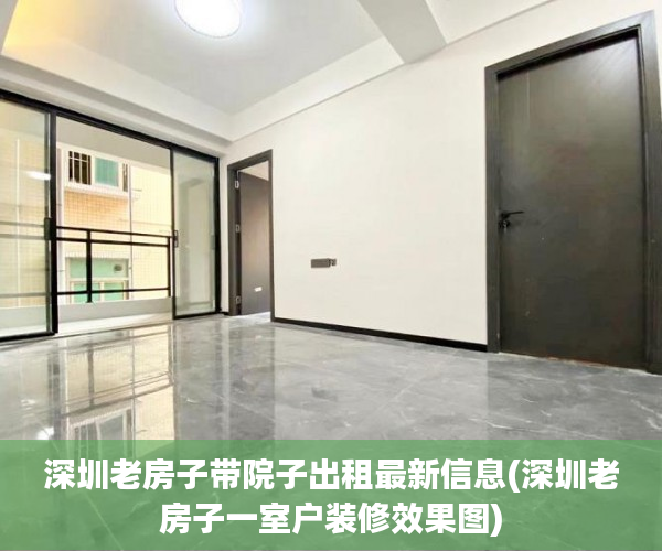 深圳老房子带院子出租最新信息(深圳老房子一室户装修效果图)