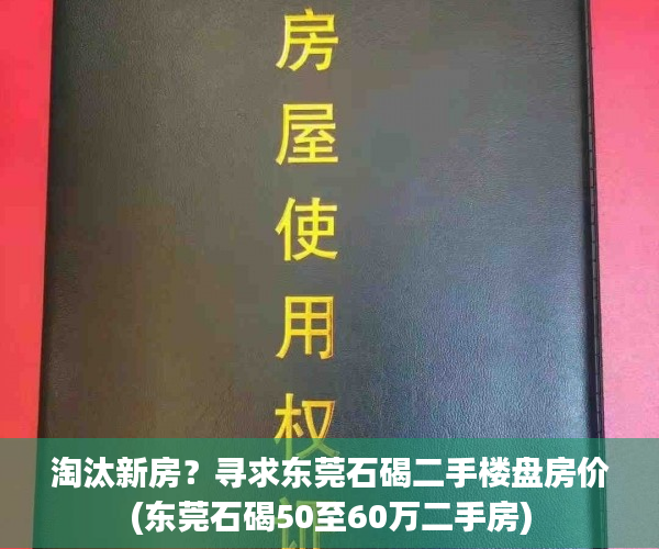 淘汰新房？寻求东莞石碣二手楼盘房价(东莞石碣50至60万二手房)