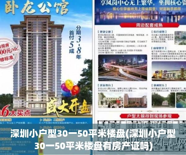 深圳小户型30一50平米楼盘(深圳小户型30一50平米楼盘有房产证吗) 深圳小户型30一50平米楼盘(深圳小户型30一50平米楼盘有房产证吗)