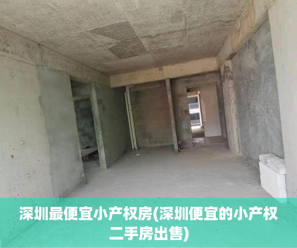 深圳最便宜小产权房(深圳便宜的小产权二手房出售) 深圳最便宜小产权房(深圳便宜的小产权二手房出售)