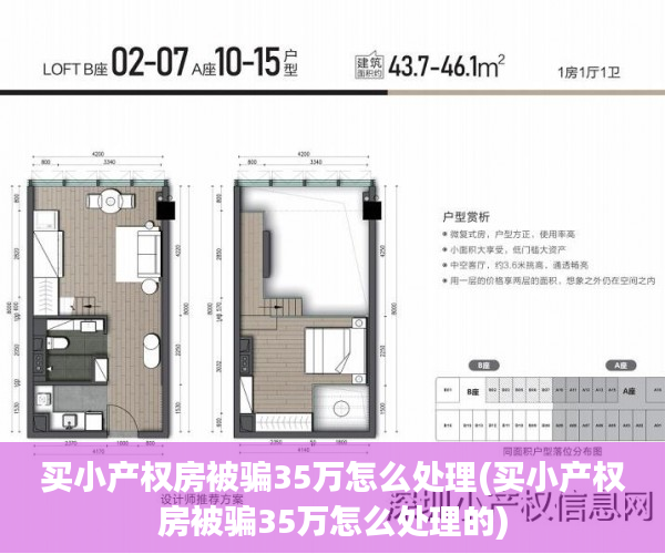 买小产权房被骗35万怎么处理(买小产权房被骗35万怎么处理的)