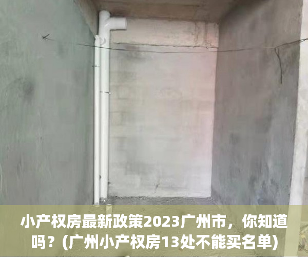 小产权房最新政策2023广州市，你知道吗？(广州小产权房13处不能买名单)