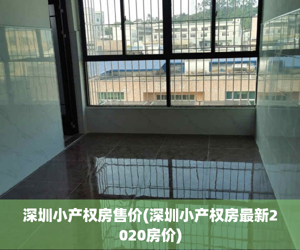 深圳小产权房售价(深圳小产权房最新2020房价)