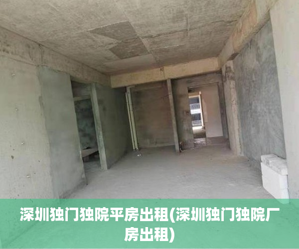 深圳独门独院平房出租(深圳独门独院厂房出租)