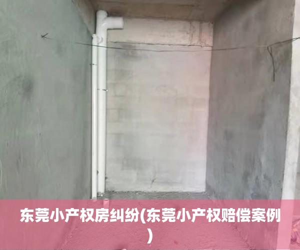 东莞小产权房纠纷(东莞小产权赔偿案例) 东莞小产权房纠纷(东莞小产权赔偿案例)