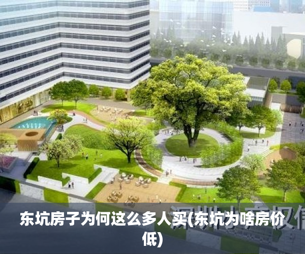 东坑房子为何这么多人买(东坑为啥房价低) 东坑房子为何这么多人买(东坑为啥房价低)