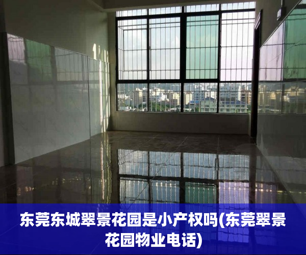 东莞东城翠景花园是小产权吗(东莞翠景花园物业电话) 东莞东城翠景花园是小产权吗(东莞翠景花园物业电话)